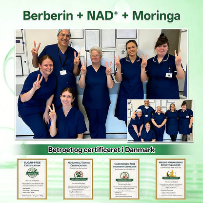 Officiel Butik |💝 Evolvion® Moringa · Berberin × NAD⁺ 10-i-1 Avanceret Nano Microneedle-plaster(Kun én gang dagligt – synlige forandringer på 7 dage)✅ Til fedme, løs hud, diabetes, søvnapnø, ledproblemer og meget mere